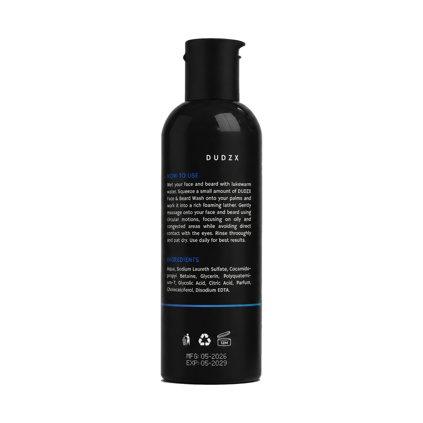 Dudzx 3-in-1 Face & Beard Wash