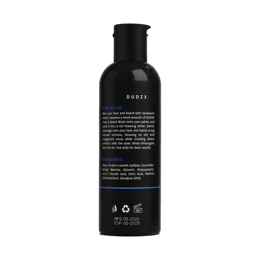 Dudzx 3-in-1 Face & Beard Wash