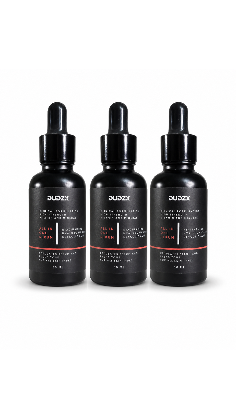 Dudzx All-in-One Serum 3-Pack Bundle