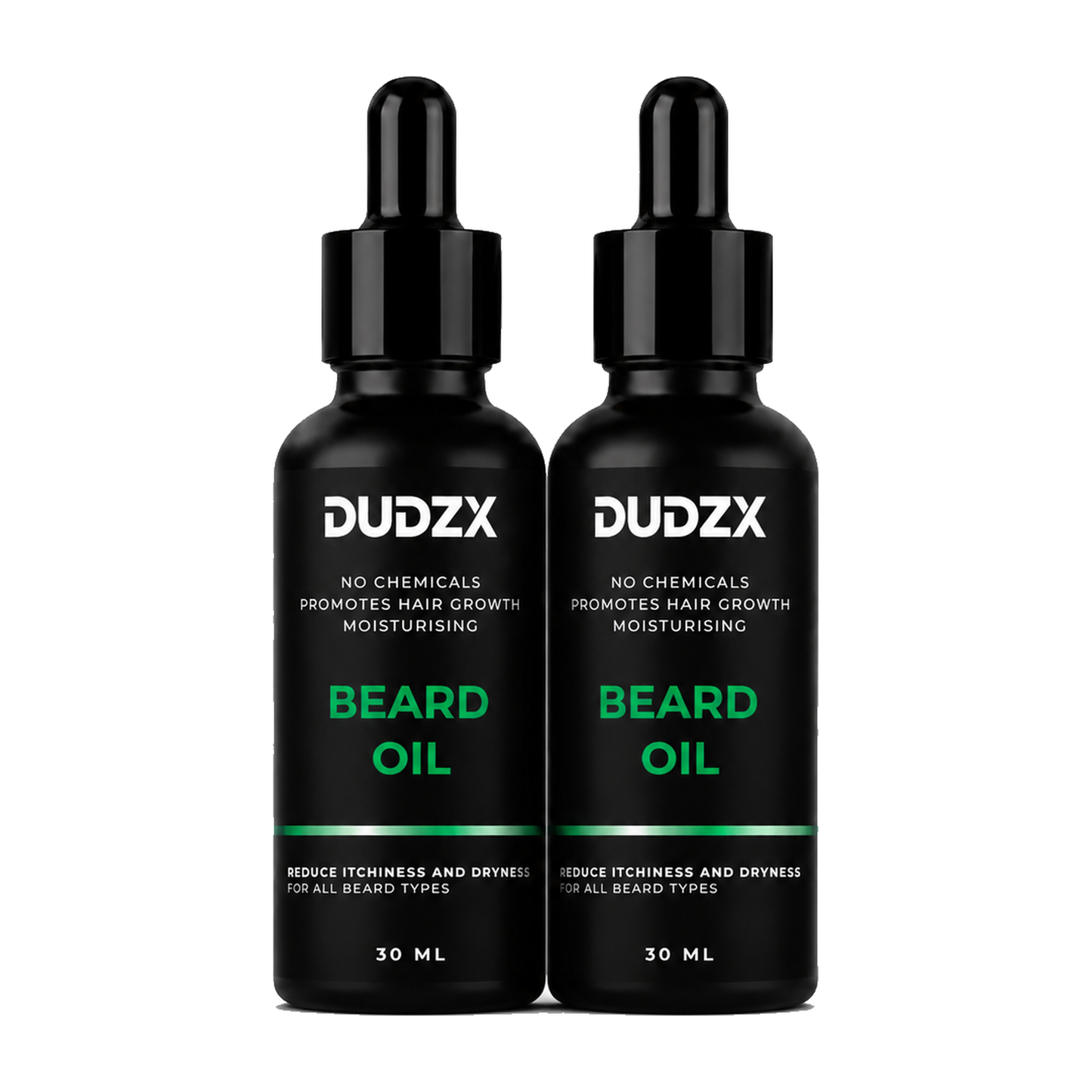 Dudzx Beard Oil 2-Pack Bundle — two full-size bottles, beard care Pakistan