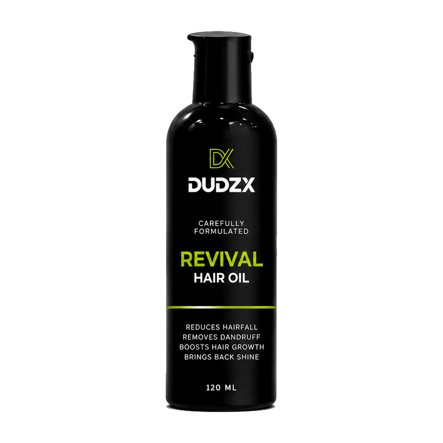 Dudzx Revival Hair Oil 3-Pack Bundle — three hair oil bottles side by side